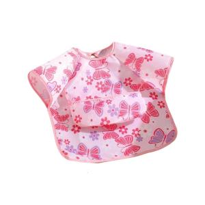 Leak Proof Infant Feeding Apron Machine Washable Lightweight Fabric Multifunctional Painting Apron Nursing Smock