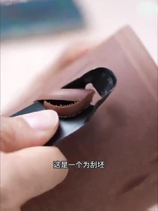 Clay Carving Tool Pottery Tool Pottery Trimming Tool Double-Headed Clay Sculpting Tool for Scraping Texturing