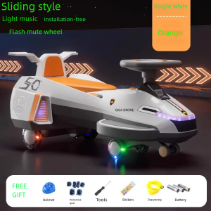 【SG Stock】Twist car/Universal Wheel Anti-Rollover Swing Car /electric toy/stroller/Manned childrens toy car/swing car