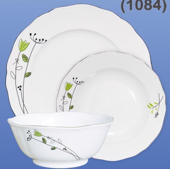 BỘ TÔ CHÉN DĨA CK 18 MÓN