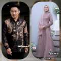 HARGA SEPASANG/COUPLE. GAMIS BROKAT MUSLIMAH. COUPLE PASANGAN SUAMI ISTRI. COUPLE KELUARGA LEBARAN. 