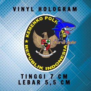 MENKOPOLHUKAM STIKER  MENKOPOLHUKAM STIKER HOLOGRAM