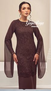 IRENE SET KURUNG ( TUNIK + ROK ) BAJU MALAYSIA KURUNG FASHION MUSLIM MELAYU DRESS KONDANGAN