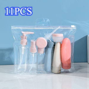 Travel Kit Set (11pcs) Leak-Proof Portable Bottles for Skincare Toiletries Liquid Travel Essentials