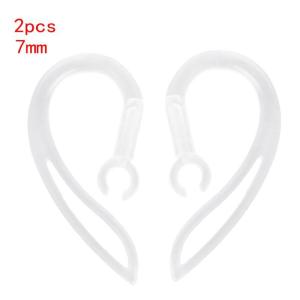 7mm Flexible Bluetooth-compatible Durable Earphones Transparent Soft Silicone Ear Hook Clip