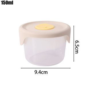 1/5 cái hộp lưu trữ bằng nhựa kín di động Bát lưu trữ kim chi Dưa Chua Rau Thịt hộp lưu trữ không mùi lò vi sóng an toàn nhà bếp