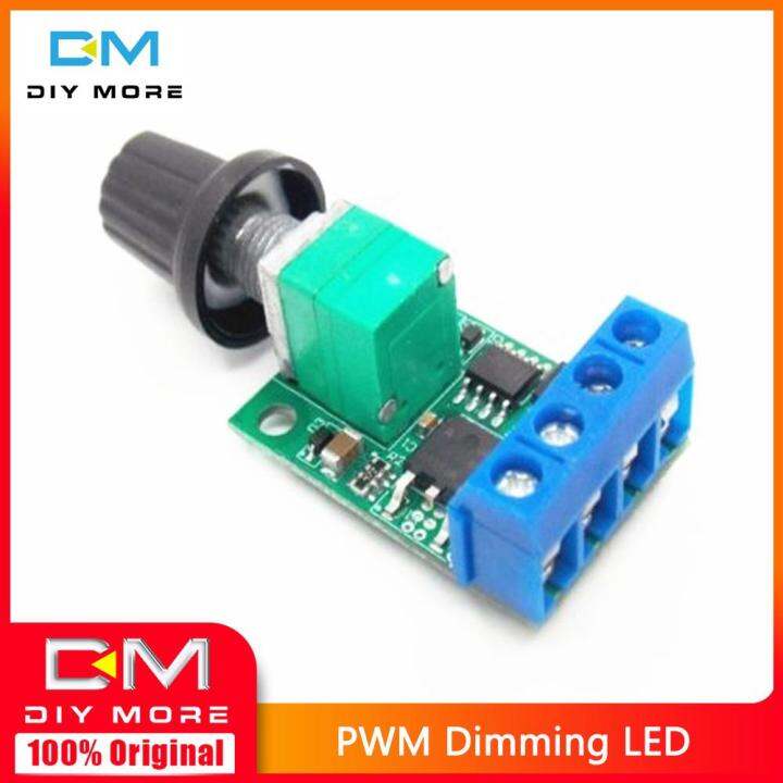 diymore DC motor speed controller stepless regulator speed dimmer led ...