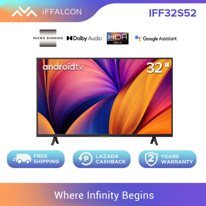 iFFALCON 32 Inch SMART ANDROID 11 TV 32S52 (Voice Control, Micro