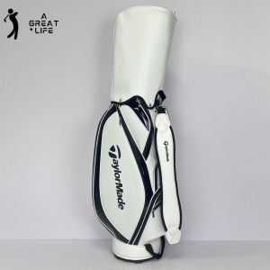 2025 Taylormade New Ultra Light Golf Ba PU Leather Standard Club Bag Large Capacity Lightweight Golf Carry Bag