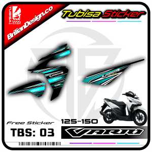 Sticker Striping Vario 125-150 - Stiker Striping Variasi Motor Vario Led 125 -150. TBS.03