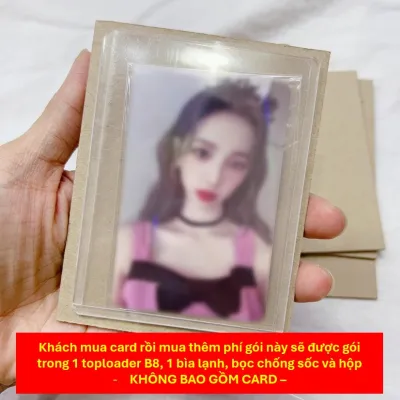 [CARD LOMO] LISA Blackpink: Li kính Li 0327 Li cún Li búa Li bornpink Li say hi