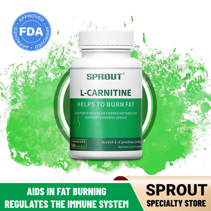 LCarnitine 500 Mg, Weight Loss Supplement, Boosts Metabolism, Aids Fat