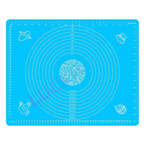 Alas Adonan Kue Takaran 50X40CM Alas Adonan Silikon Tatakan Baking Baking Mat Silicone Kue pastry Mat Silicone Silmat Anti Lengket Baking Mat