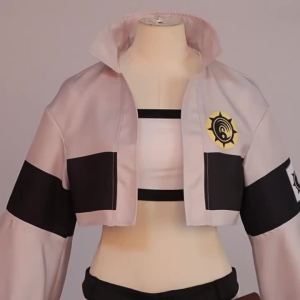 GACHIAKUTA Riyo Cosplay Costume Anime Reaper Full Set with Vest Shorts Waist Bag Halloween Christmas Plus Size Suit