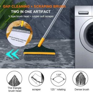 Sikat Dorong Lantai Alat Sikat Toilet Sikat Gagang Kamar Mandi - ShennyClothing