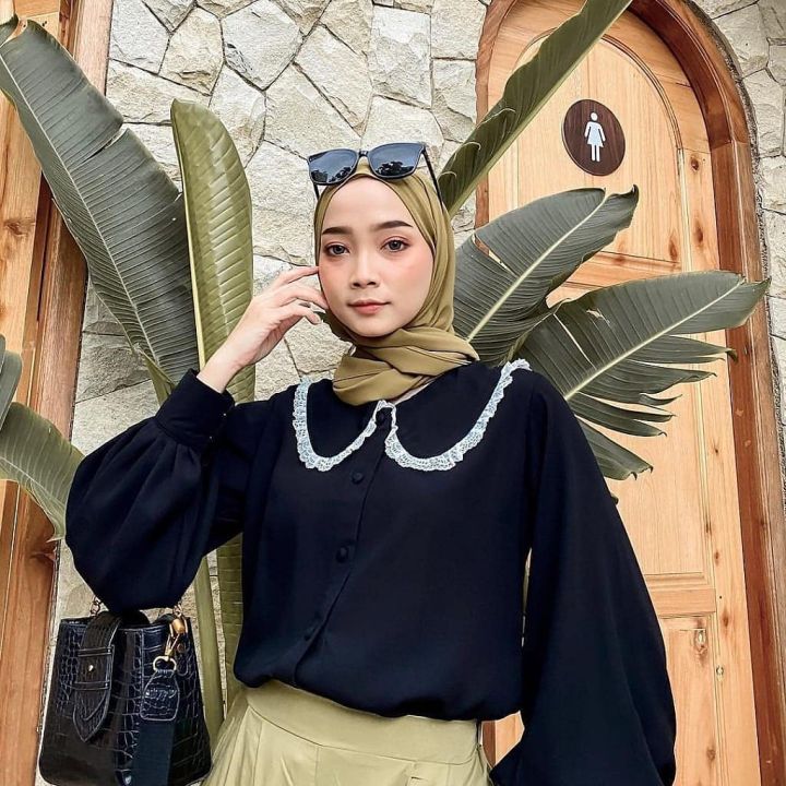 ANNA TOP/Blouse wanita korean style/blouse wanita terbaru 2021