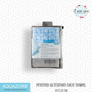 Aquazorb Printed Ultrathin 2-in-1 Face Towel Sets