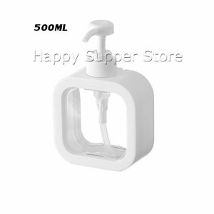 Happy ขวดปั๊มสบู่เหลว ขวดเปล่า โลชั่น เจลอาบน้ํา 300ml 500ml Bathroom Storage