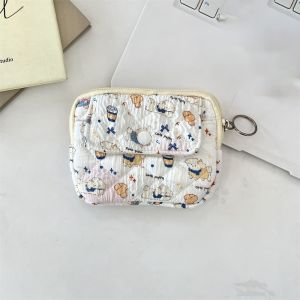 MISUPS Cartoon Animals Coin Purse Card Quilted Storage Bag Portable ID Bag  Multifunctional Cute Quilted Storage Bag  Cartoon Animals Coin Purse Portable Card Quilted Storage Bag Card Hold Multifunctional ID Bag