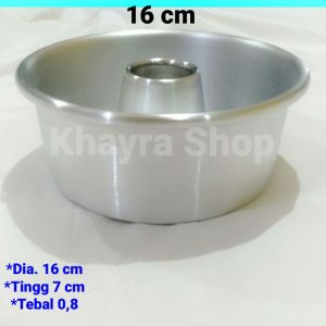 Loyang Tulban 16 cm/Loyang Tulban/Loyang Bolu/Loyang Press/Loyang Bolu Tulban/Cetakan Bolu/Loyang Kue Bolu/Loyang Bolu Teflon/ Cetakan Kue Bolu/Loyang Bolu Press/Loyang Dan Cetakan Kue/Loyang Tulban Anti Lengket/Loyang Bolu Anti Lengket