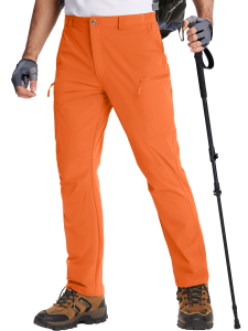 TACVASEN Lightweight Hiking Pants Mens Quick Dry Cargo Work Pants Nylon Waterproof Outdoor Trekking Fishing Pants Male Trousers2026