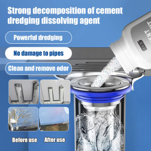Powerful Cement Decomposer Powerful Pipe Unclogging Agent Concrete Floor Drain Cement Dissolver