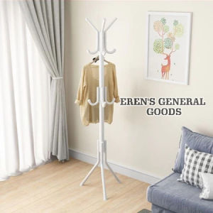TERMURAH! Gantungan Tiang Berdiri Tempat Penyimpanan Jaket Topi Serbaguna Aesthetic