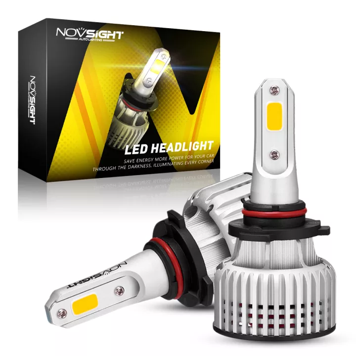 Novsight 2PCS LED Car Headlight Foglamp A500 N12Y Fog Lamp H4 H3 H1 H7 ...