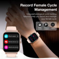 Aolon GTS 2024 Smart Watch Original 1'83 Inch jam tangan pria wanita terbaru Oxymeter Thermometer Heart Rate Monitor Accurate Body Temperature Blood Monitoring android ios original 100+ Modus olahraga Panggilan Bluetooth IP67 Smartwatch. 