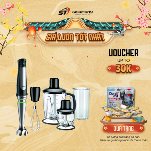 Máy xay cầm tay BRAUN MultiQuick 7 MQ 7045X Nội Địa Đức Bộ Máy Xay Cầm Tay Đa Năng Công Suất 1000W GermanySnT 370040