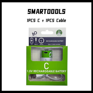 1.5V C Size 5000mWh Rechargeable Battery Universal USB Charging Batteries Charged Lipo Lithium Polymer Battery