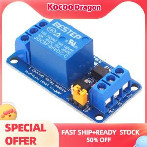 Kocoo 3.3V 5V 12V 24V 1 Channel Relay Module High and low Level Trigger Relay Board