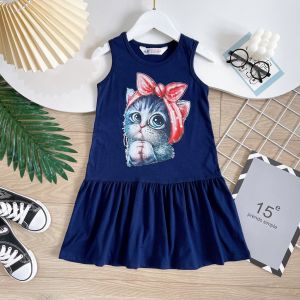 Váy bé gái size 13-35kg thun xuất dư form xoè