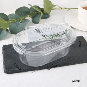 10 PCS Mika Dessert Box Besar 640 Ml / KOTAK Makanan Mika Mie Udon isi 10 Pcs / 10 pcs Korean Dessert Box Cake Premium / Kotak Tempat Kue / Kotak Makan / Mika Plastik Kotak / Lunch Box / box dessert kotak persegi / box mika makanan  I21