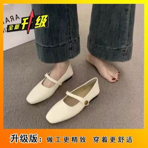 Free Shipping New Style Shallow-Toe Fashionable Versatile Flat Single-Strap WomenS Shoes Lightweight And Comfortable For Spring