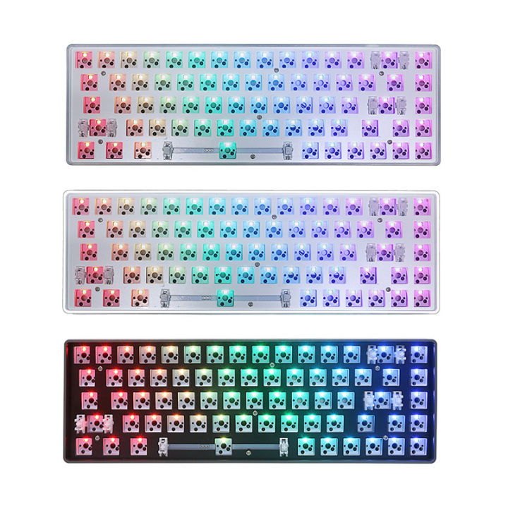 GKS68 Portable Hot Swap RGB Mechanical Keyboard Kit Gaming Keyboard 68 ...