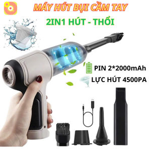 Máy Hút Bụi ST-6645 Cầm Tay Không Dây - Pin Bền Bỉ Lực Hút Khỏe Có 6 Đầu Hút Linh Hoạt Tiện Lợi