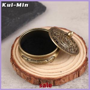Kui-Min เครื่องหอมธูปเครื่องหอมเครื่องหอมดอกบัวธูปไม้จันทน์ทำจากโลหะผสมของตกแต่งบ้านสำนักงานบ้าน