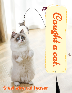 Cat Teaser Bell Steel Wire Chewing