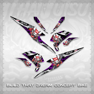 BEAT FI V3 DECALS (2026 NEW RCB 2.0 DESIGN) THAIJUTSU STICKER KITS