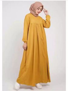 GAMIS STELLA BABYDOLL ITY CREPE UKURAN SMLXLXXL / GAMIS STELLA REMAJA DEWASA