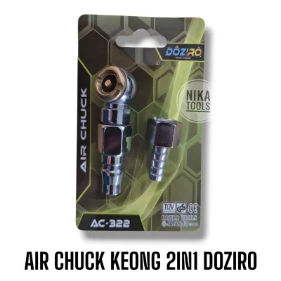 Air Chuck Keong 2in1 Nepel Coupler Kuningan Doziro