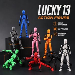 Movable Robot Action Figure 3D Printed Multi Joint Assembly Doll 13 Size ABS PLA Model Toy