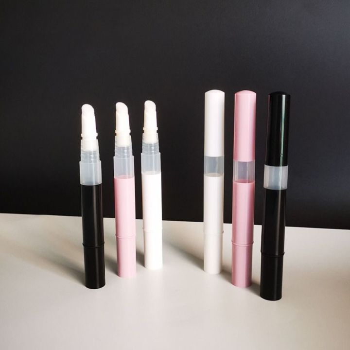 GHFT บรรจุภัณฑ์เครื่องสำอาง ปากกาบิดเล็บ โปร่งใสโปร่งใส 3มล. ปากกา ...
