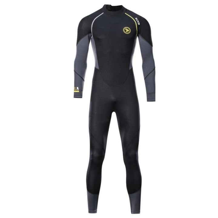 1.5MM Neoprene Wetsuit Men Scuba Diving Suit Surfing Wear One Piece Set