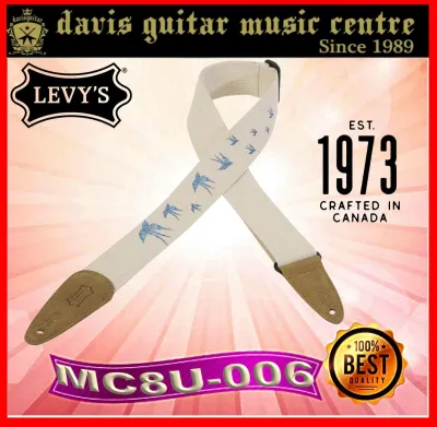 Levys Guitar Strap MC8U-006 Cotton Made In Canada