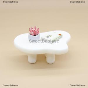 [COD] SweetBabiese บ้านตุ๊กตาจำลอง1 12โต๊ะน้ำชาขนาดเล็กเมฆจำลองบ้านตุ๊กตาห้องนั่งเล่นเฟอร์นิเจอร์ตกแต่งฉากการก่อสร้างขนาดเล็ก