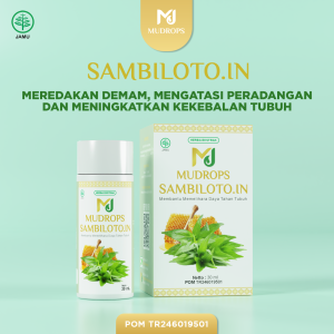 MUDROPS SAMBILOTO Jamu Tetes Meredakan Demam Mengatasi Peradangan dan Meningkatkan Kekebalan Tubuh