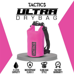 Tactics Ultra 2L Waterproof Sling Shoulder Bike Backpack Outdoor Travel Dry Bag-Pink