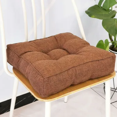 40x40cm Soft Home Office Sofa Chair Cushion Pad Square Comfortable Cotton Seat Pillow for Car Office Home Floor Cushion